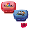 Single Function Step-Counter Pedometer w/ Hinged Cover (PhotoImage 4 Color)